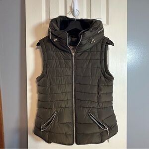 YMI Dark Green Quilted Vest